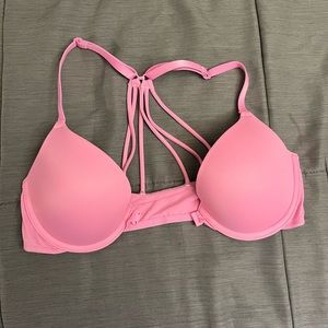 Pink bra